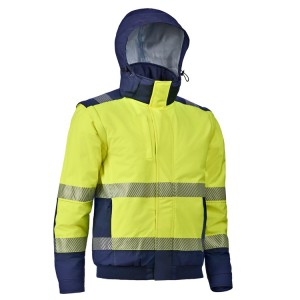 CASACO BOMBER DE ALTA VISIBILIDADE COMBINADO COM SAIA ADEEPI - CLASSE 2